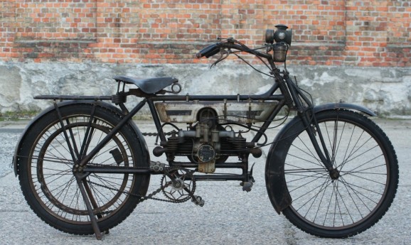 Douglas 347cc 1909 original condition