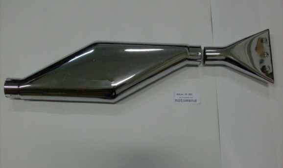 Norton / New Imperial silencer with Fisthail