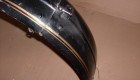 Ribbed rear mudguard