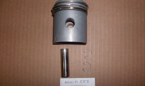 Mahle piston with ring