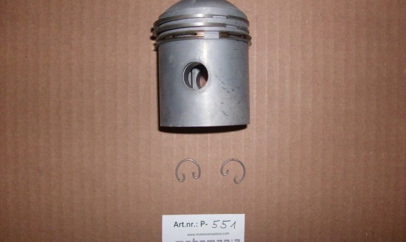 Mahle piston with ring